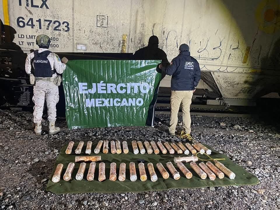 Asegura narcótico en vagón de tren en Nogales