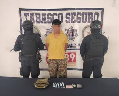 ImagenDetienen a narcograpero en Comalcalco 