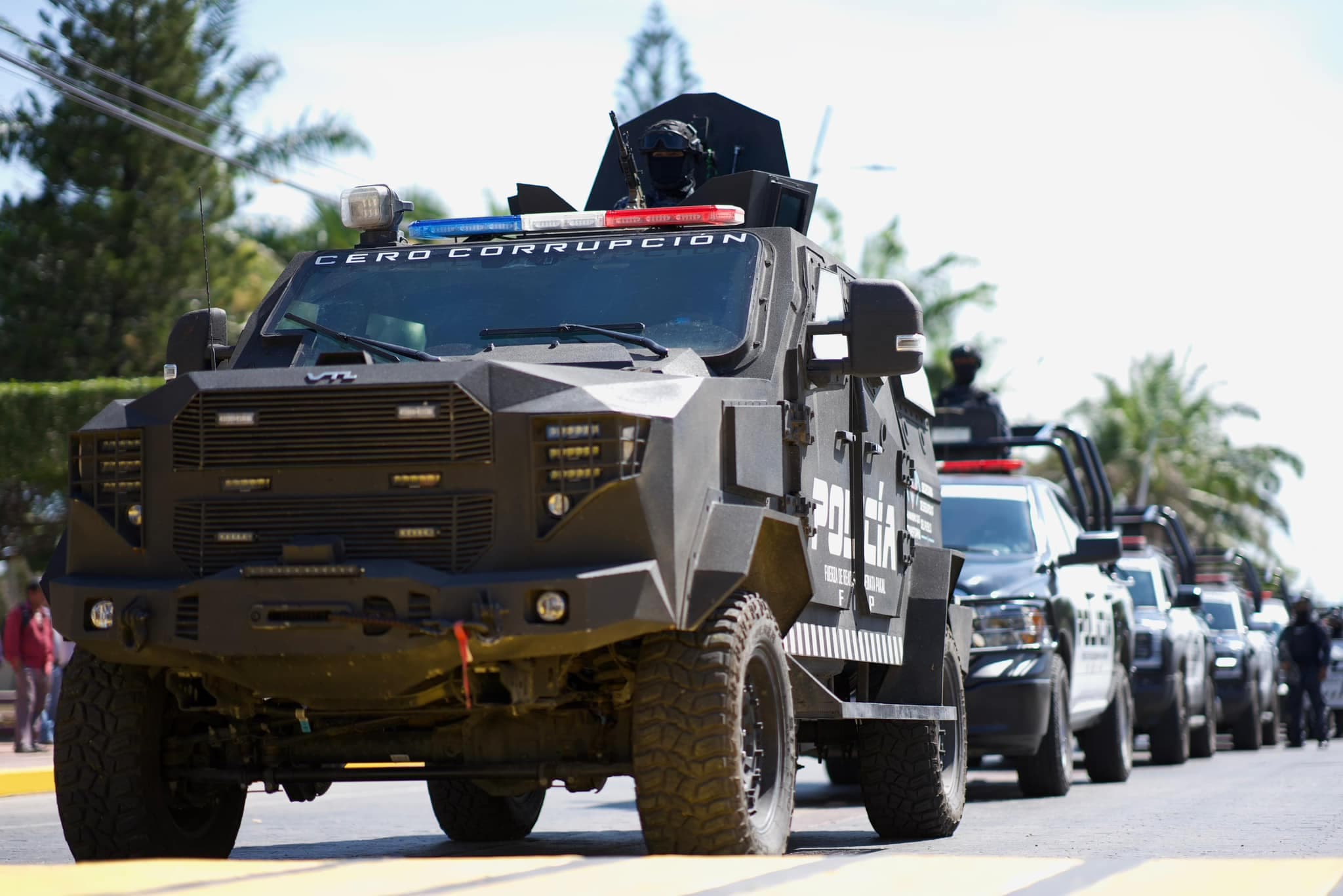 Dan banderazo de seguridad en La Concordia y la Frailesca 