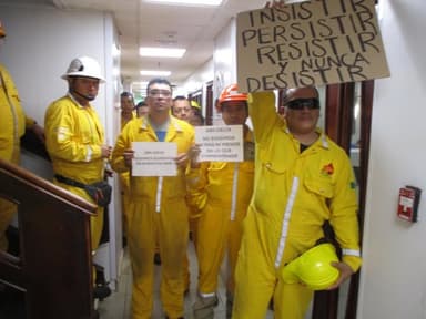 ImagenEstalla nueva huelga de hambre en plataforma de Pemex 