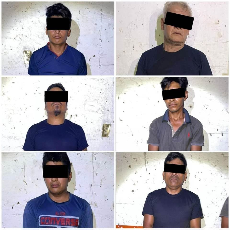 FGE detiene a seis personas en Tila 