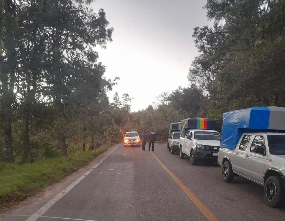 Llevan 16 días de bloqueo en Oxchuc