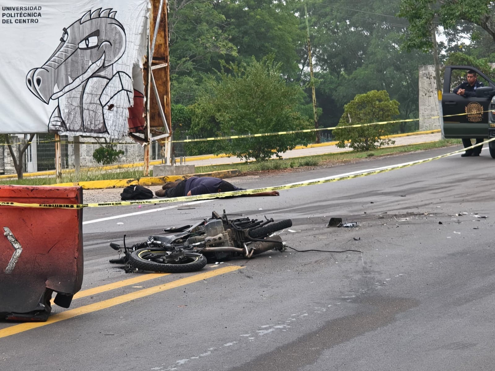 Fallece motociclista tras ser embestido en la Villahermosa - Teapa