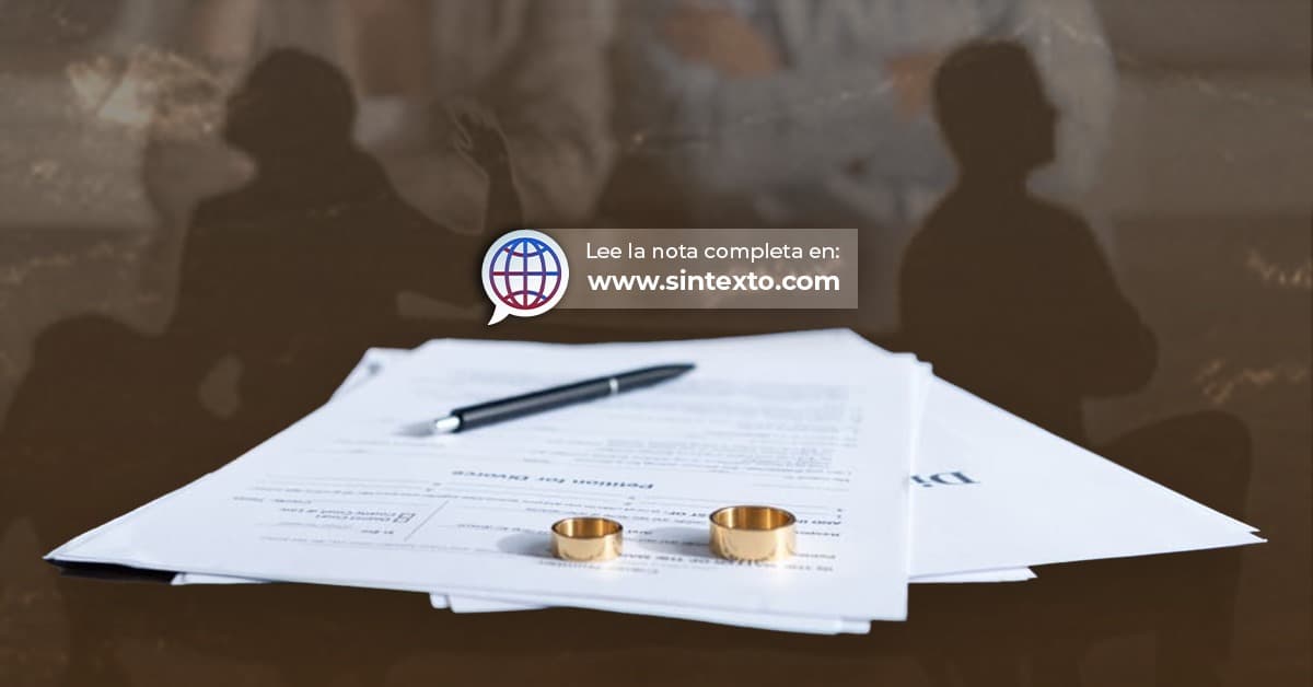 33 Divorcios por cada 100 matrimonios: INEGI