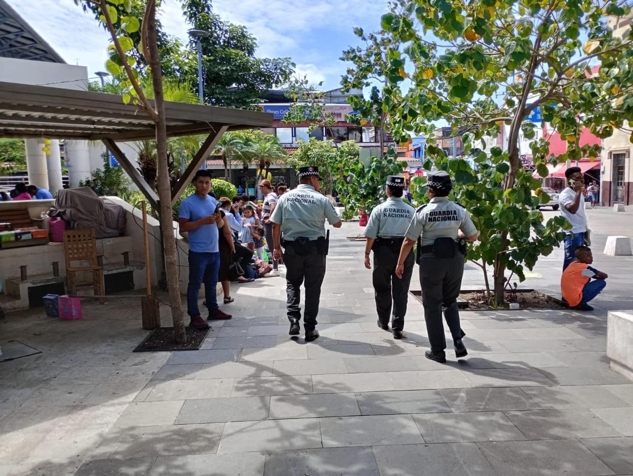 INM y GN intentan disuadir nuevas caravanas en Tapachula