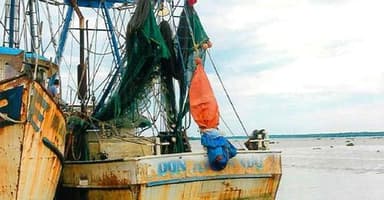 ImagenFGR asegura barco camaronero con huachicol 