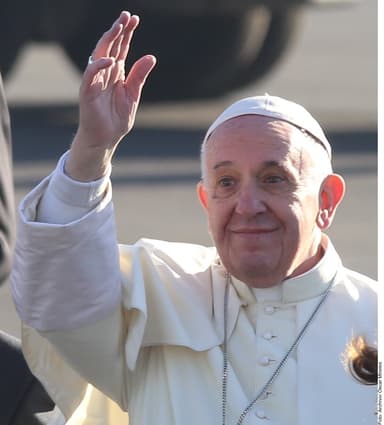 Imagen'Aún estoy vivo' dice el Papa