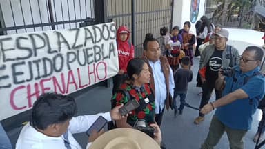 ImagenDesplazados del Ejido Puebla en Chenalhó exigen reubicación 