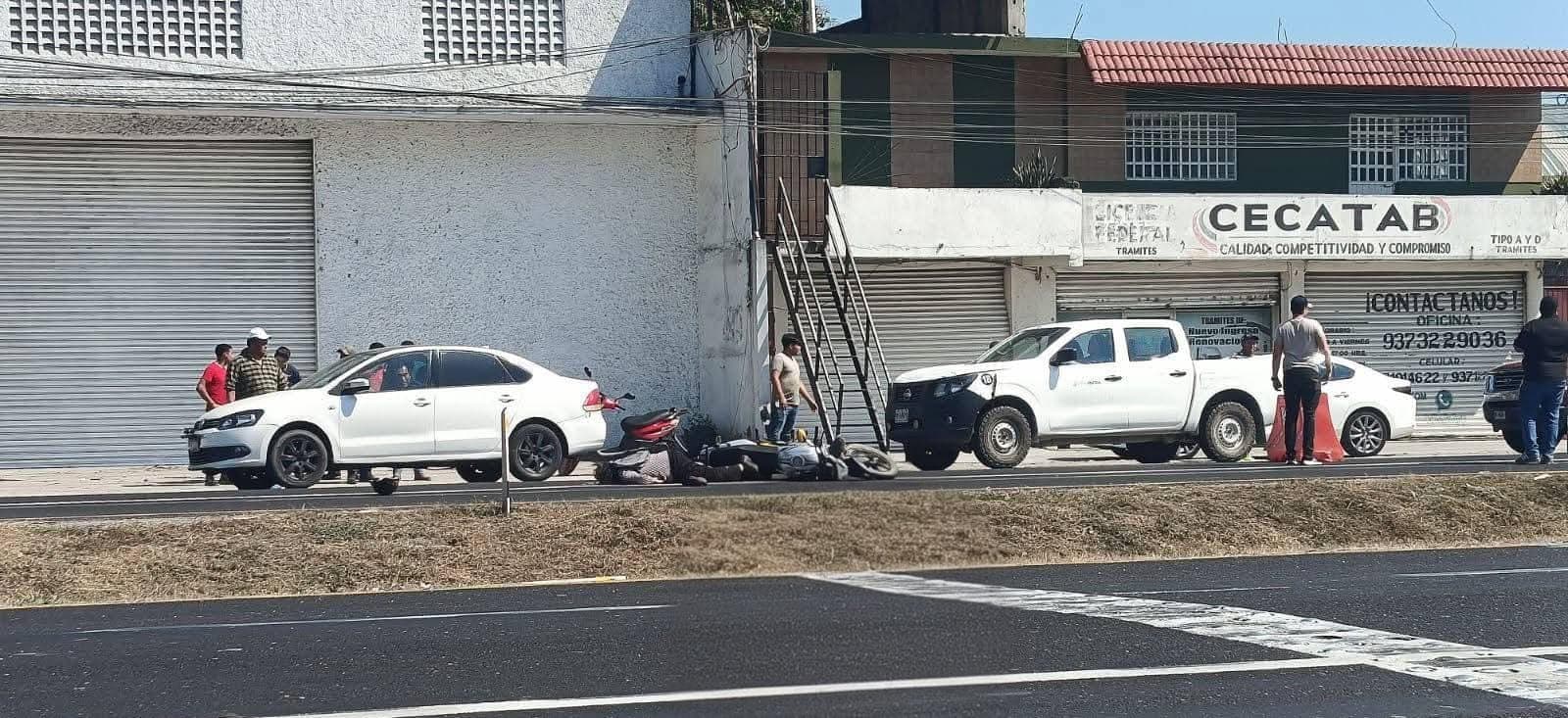 Muere motociclista en la Villahermosa - Cárdenas 