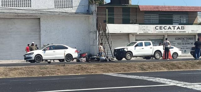 Muere motociclista en la Villahermosa - Cárdenas 