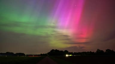 ImagenSe ven auroras boreales en diferentes partes del mundo 