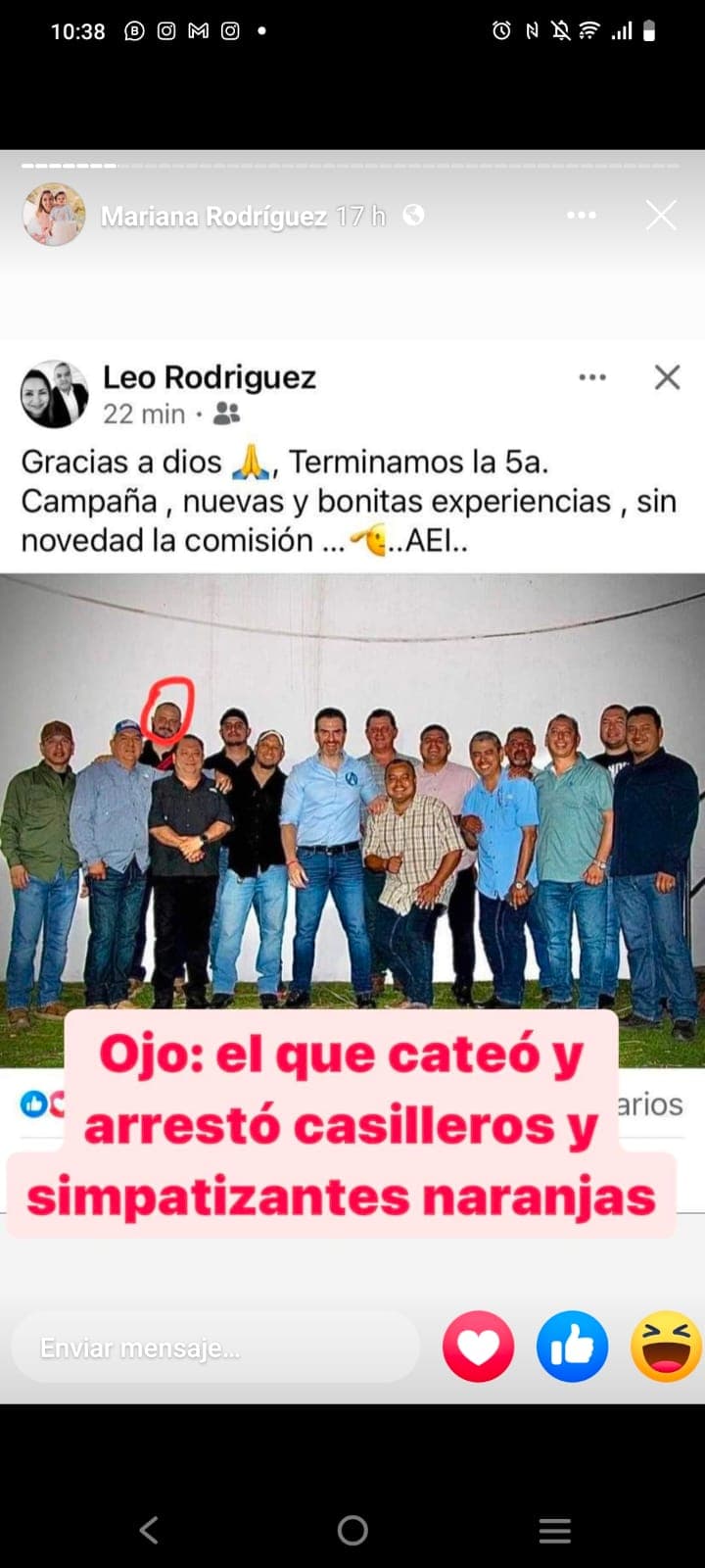 Busca Mariana desde las redes cambiar elección