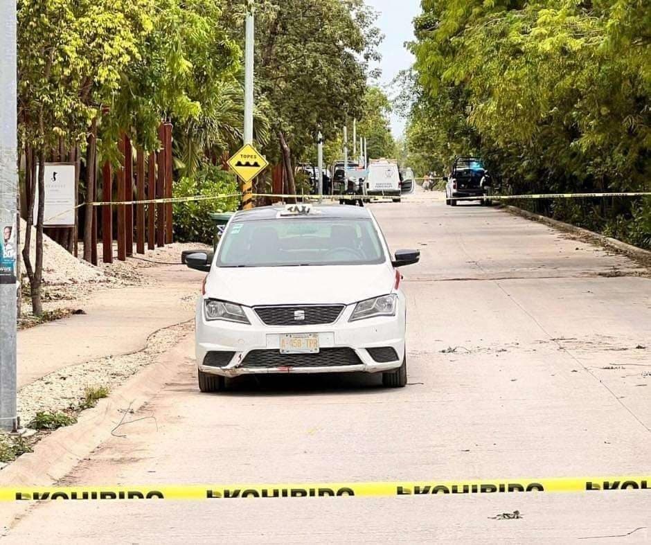 Ejecutan a taxista del Sindicato Tiburones del Caribe en Tulum