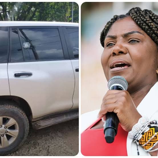 Balacean convoy de Vicepresidenta de Colombia 