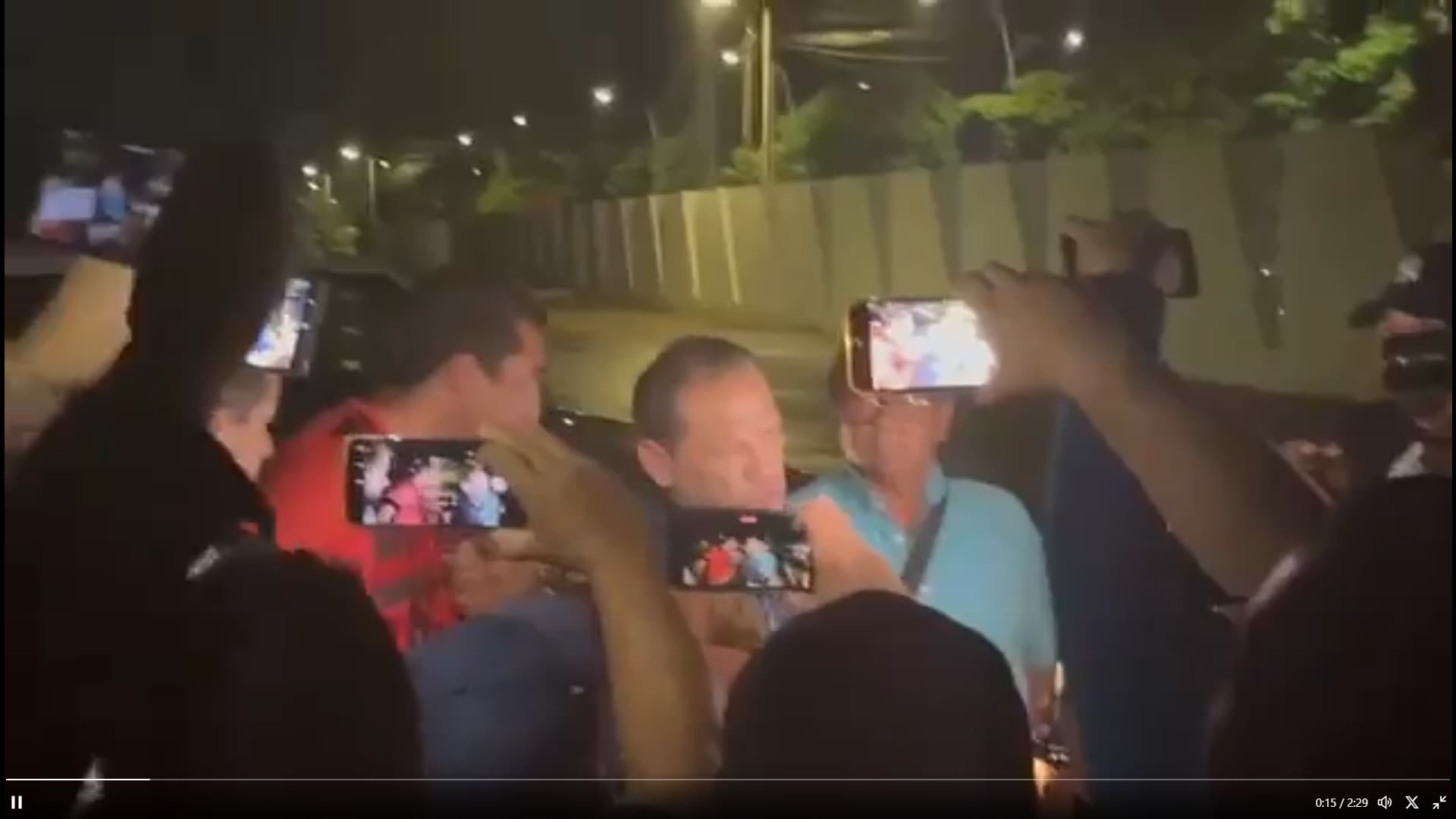 En la noche aparecieron el senador y diputado local de MC