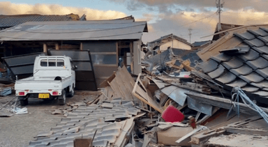 ImagenSe observa un gran tsunami.- Agencia Meteorológica de Japón 