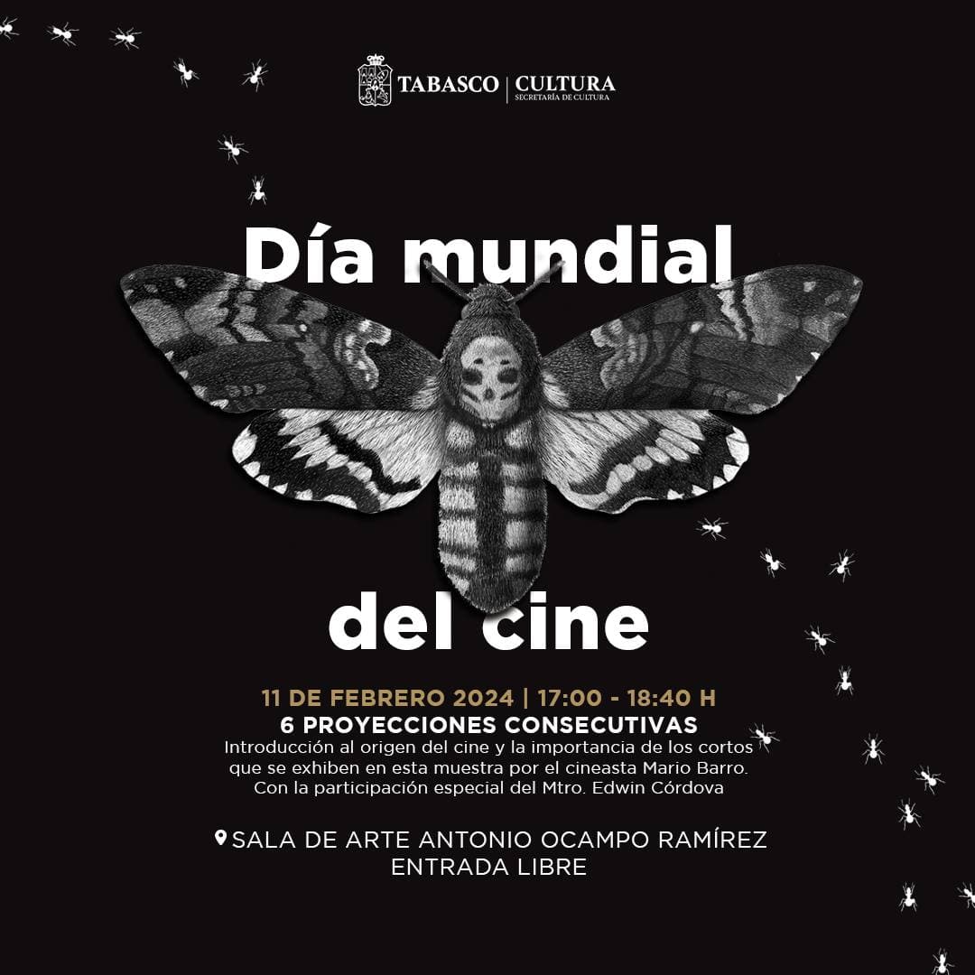 Celebran Día Mundial del Cine en Tabasco