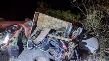 ImagenPor exceso de velocidad, vuelcan centroamericanos en Veracruz