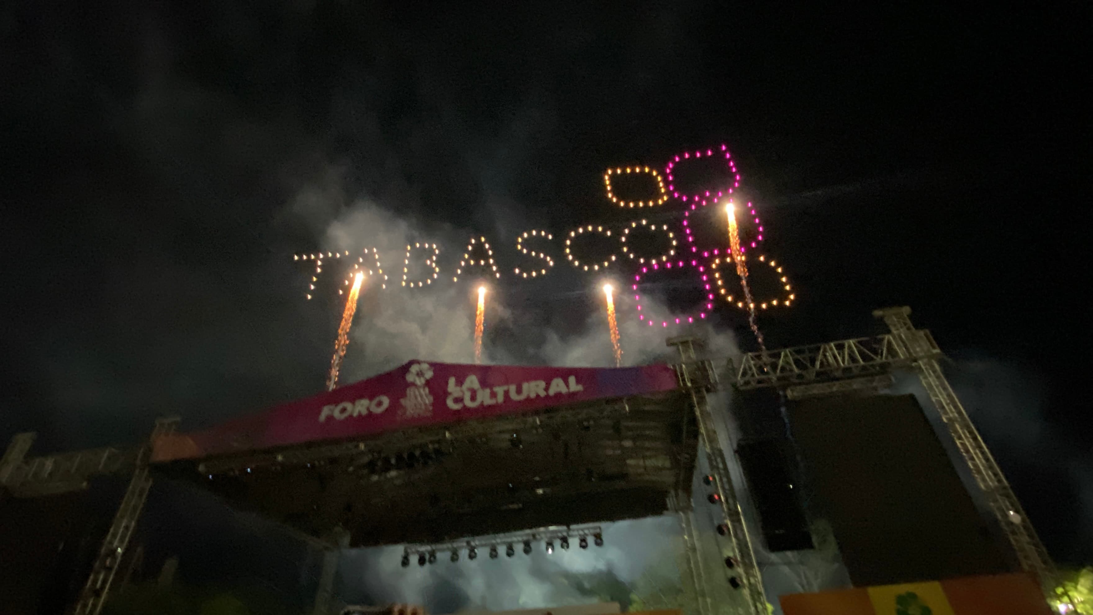 Clausuran Feria Tabasco 2025 con show de drones