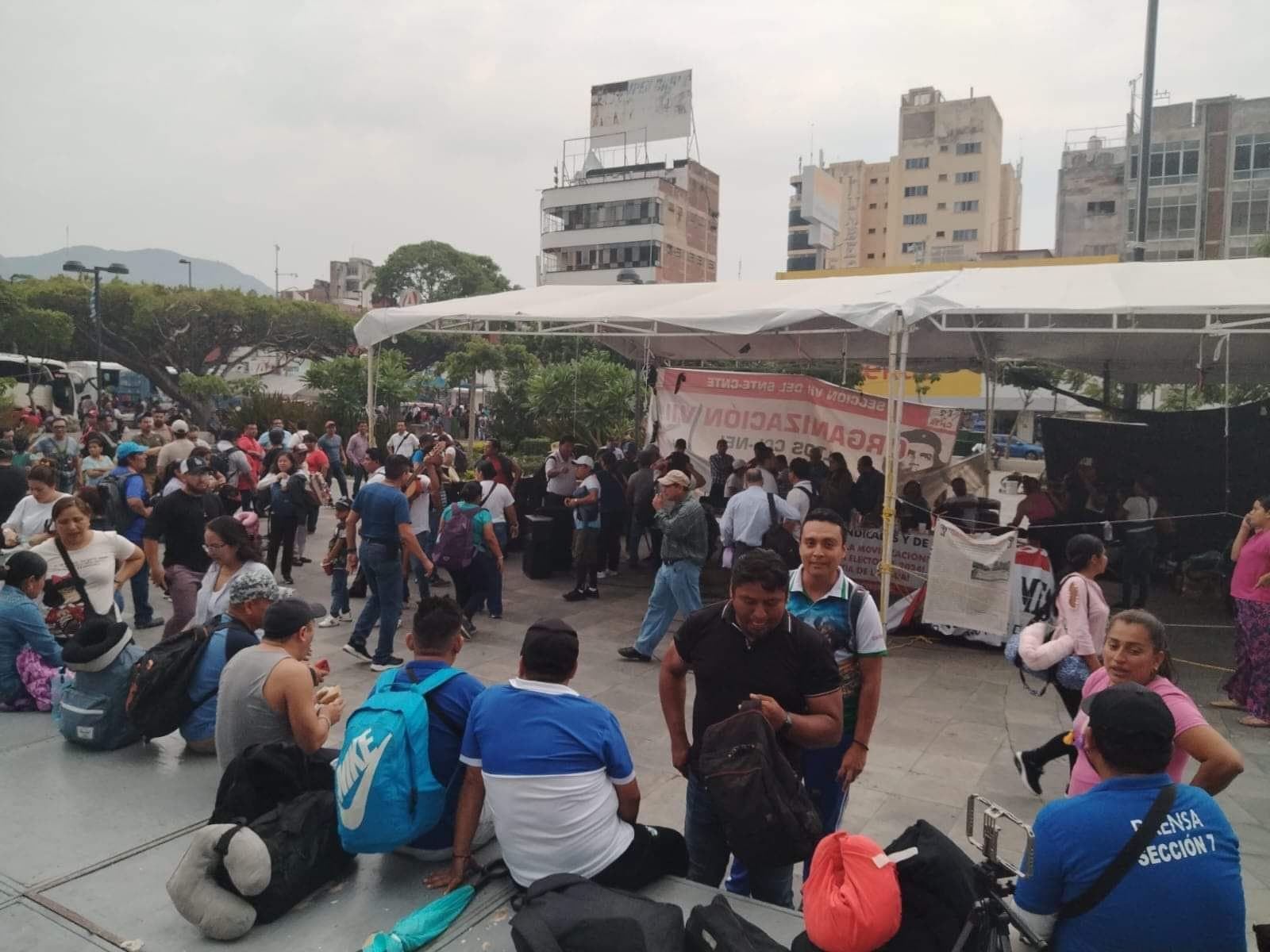 Levanta plantón la CNTE en Chiapas