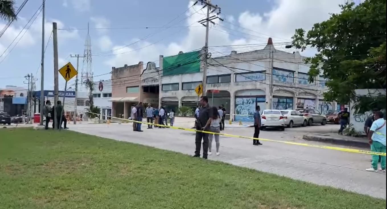 Robo y balacera en casa de cambio de Cancún