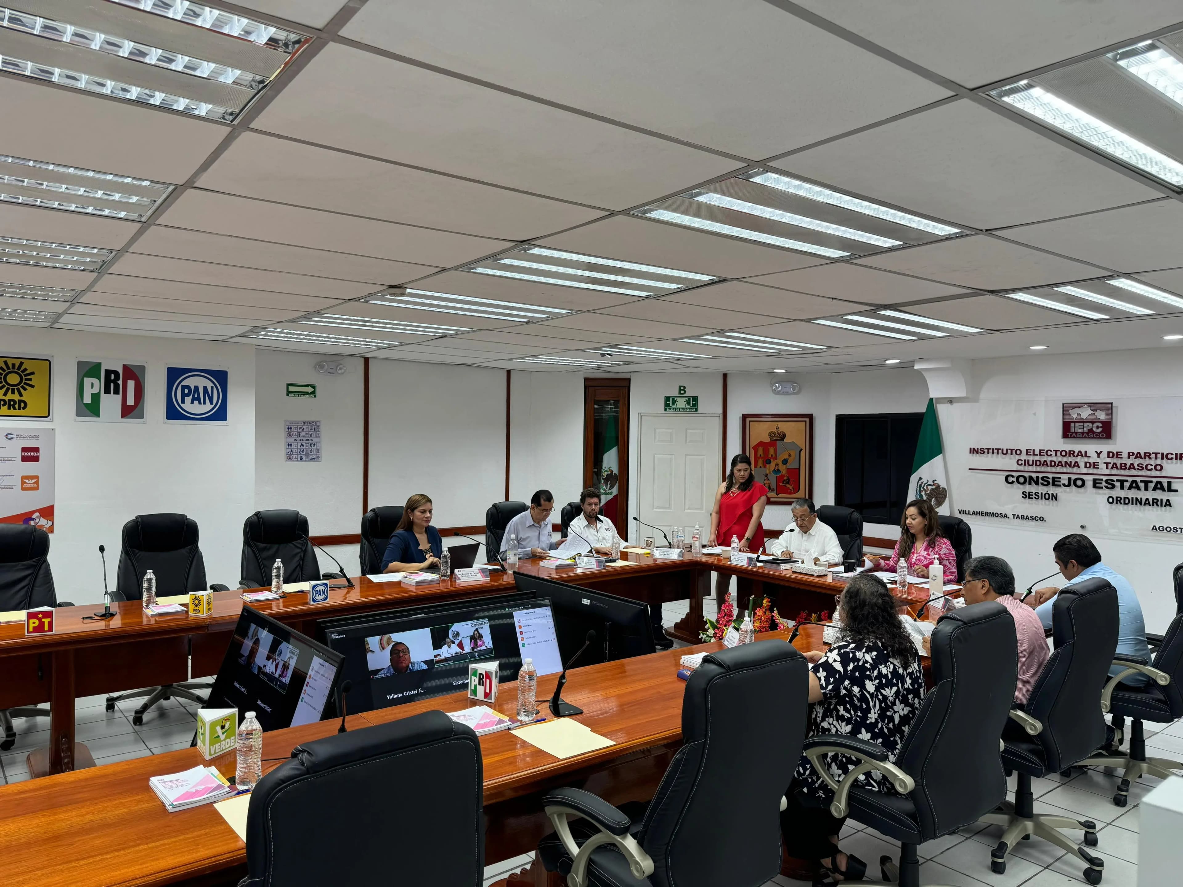 Material electoral iniciará traslado a Villahermosa