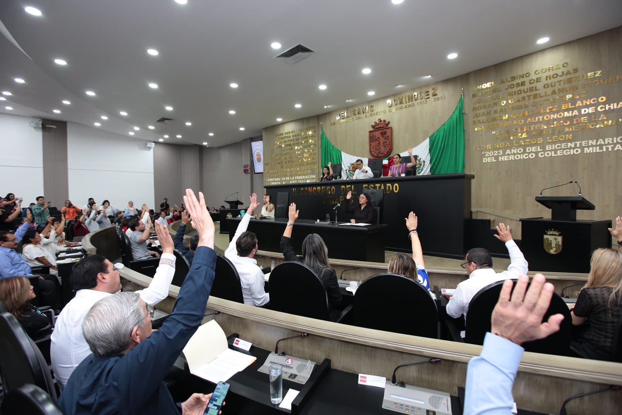 Aprueba Congreso Ley de Seguridad Pública en Chiapas
