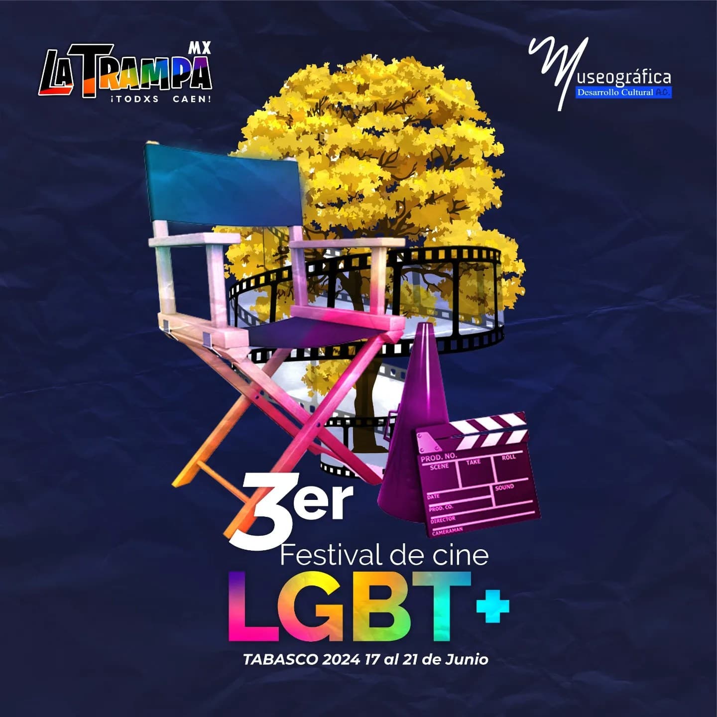 Celebran Tercer Festival de Cine LGBT+ en Villahermosa