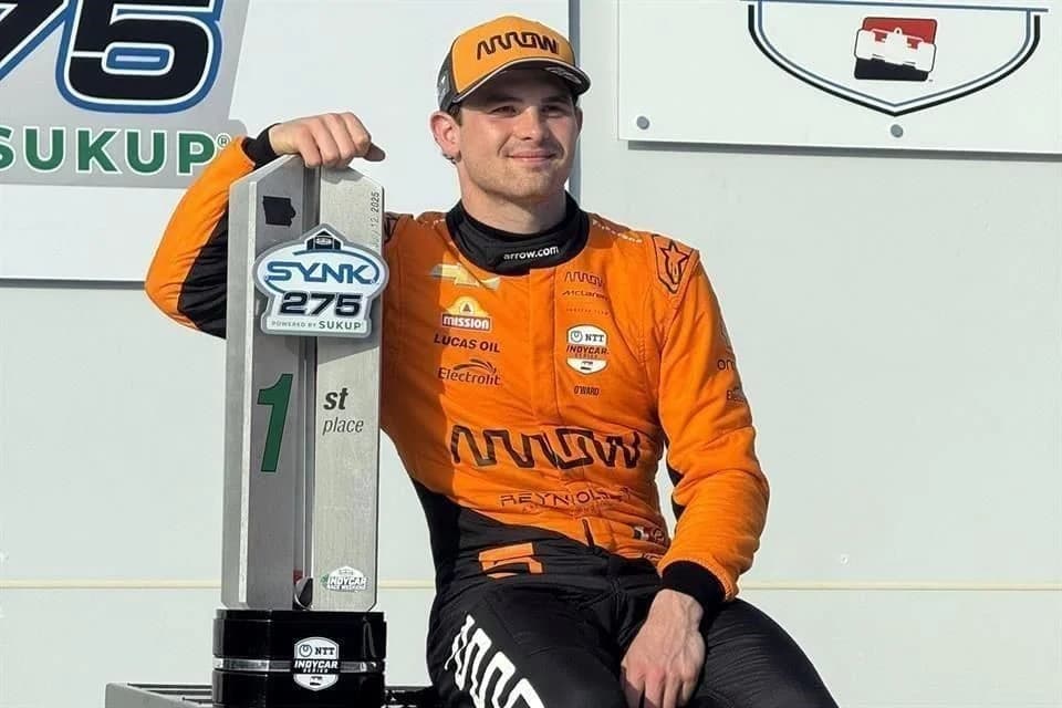 Gana Pato O'Ward en Iowa en IndyCar