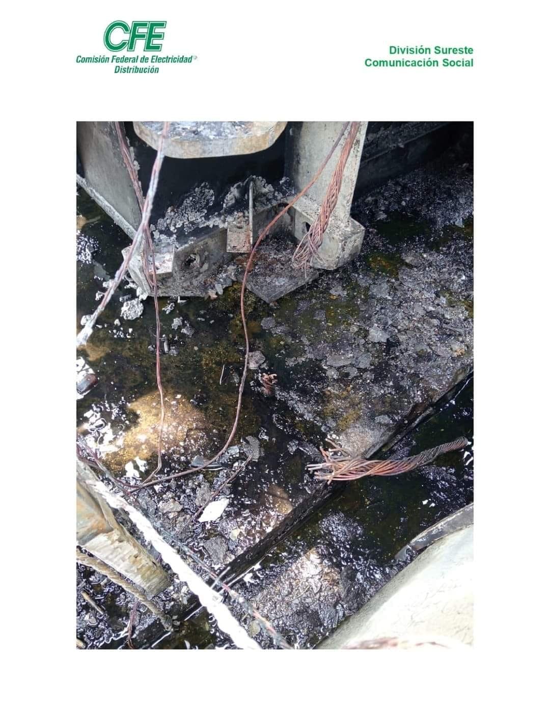 Denuncia CFE que explosión de subestación fue provocada