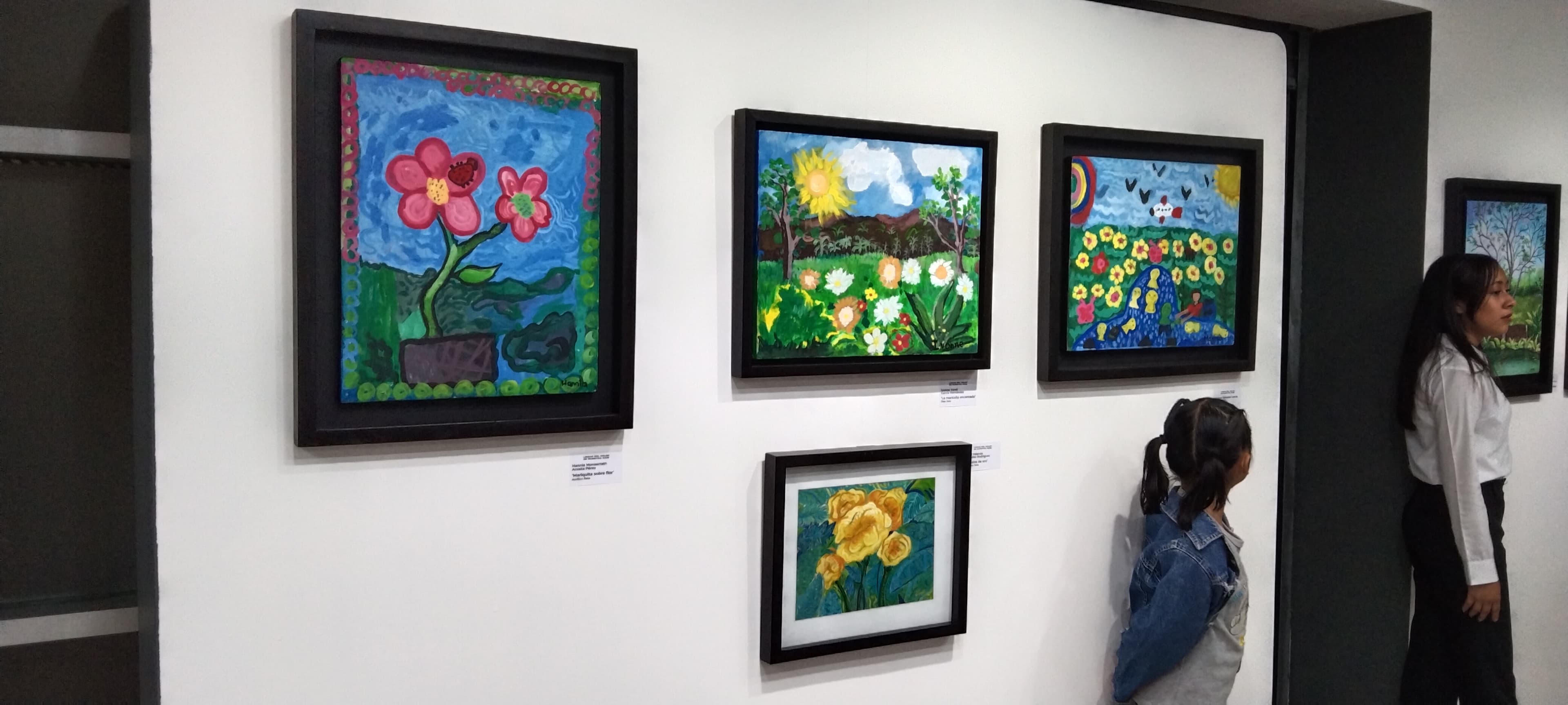 Niños chontales plasman su arte