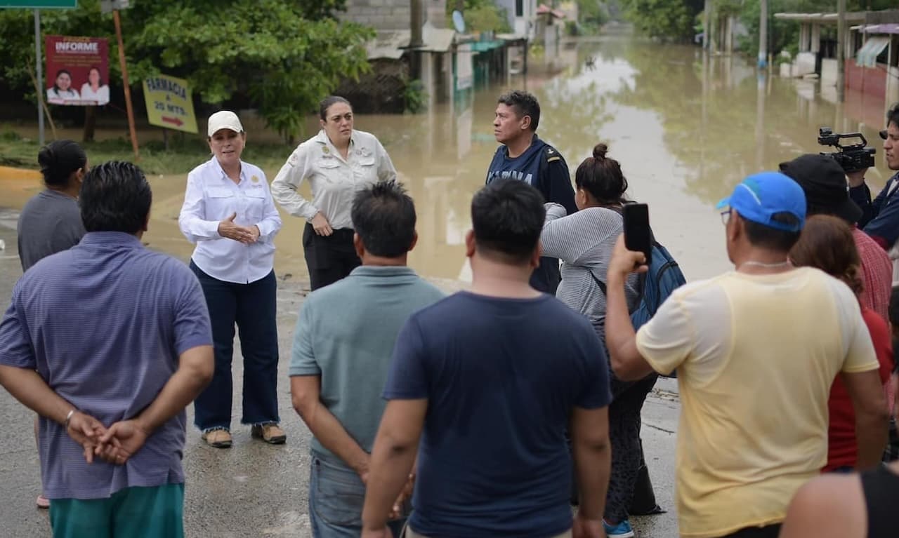 51 comunidades siguen incomunicadas en Veracruz: Nahle