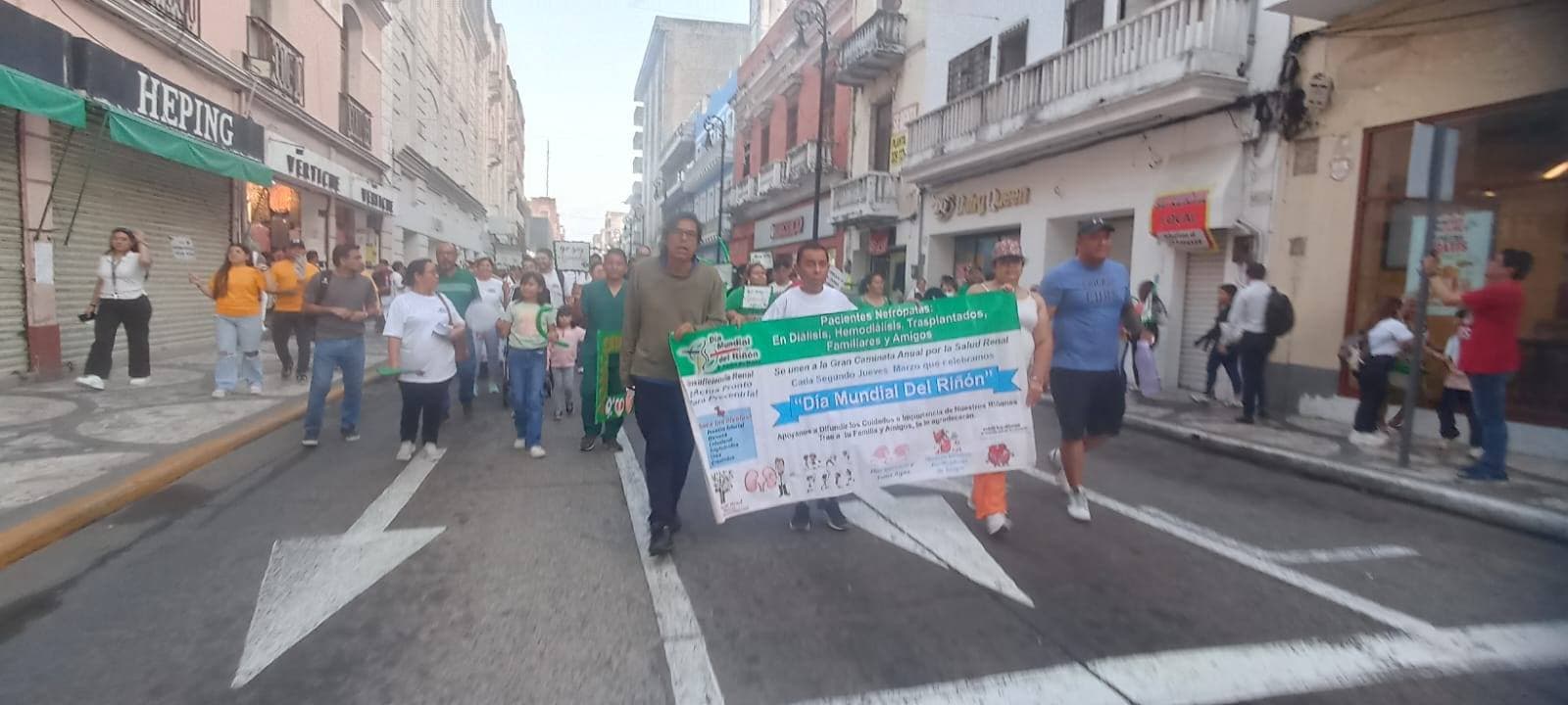 Con marcha promueven donación de órganos en Veracruz 