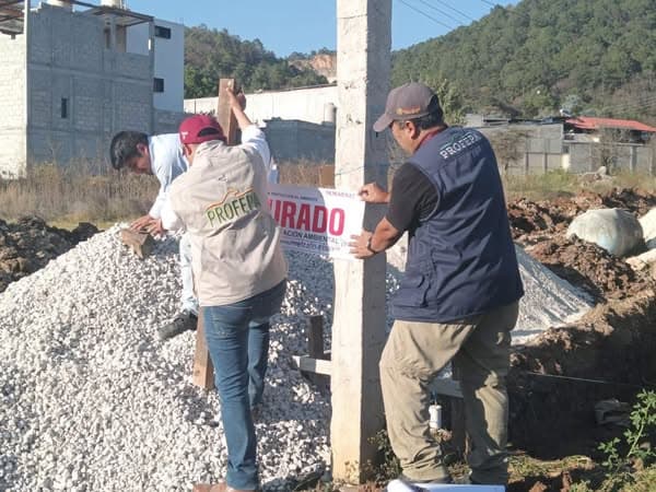 Clausuran obra en Área Natural Protegida de San Cristóbal 