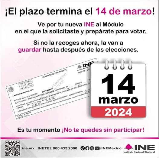 Corran por su credencial para votar