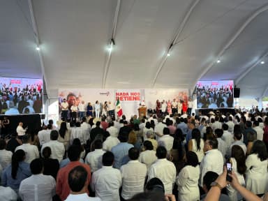 ImagenMay reta a detractores a salir al territorio en primer informe 2026