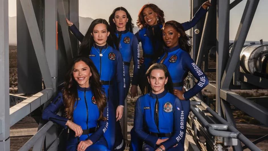 Lista Katy Perry y compañía para viajar al espacio