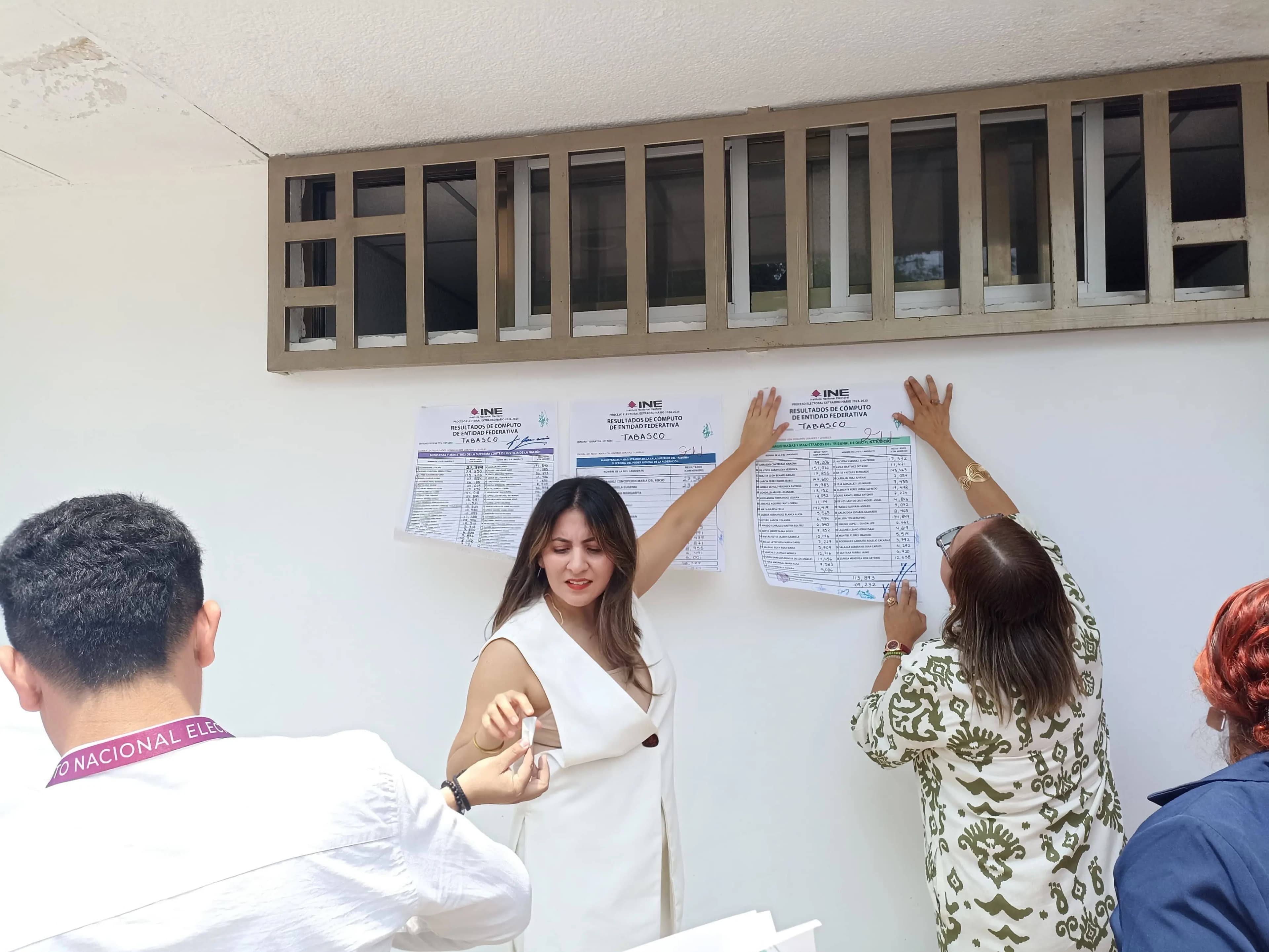 ¿Quiénes recibieron más votos en Tabasco en la Elección Judicial?
