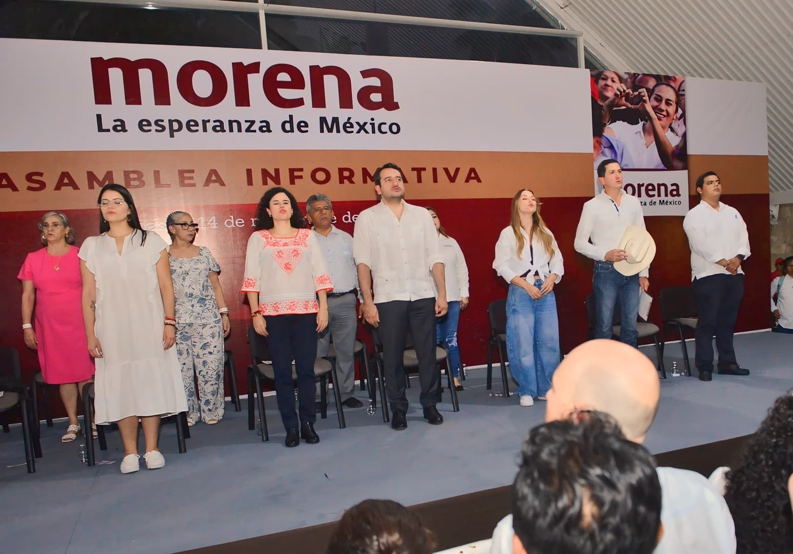 En atropellada asamblea, llaman a morenistas a no caer en divisiones en Tabasco