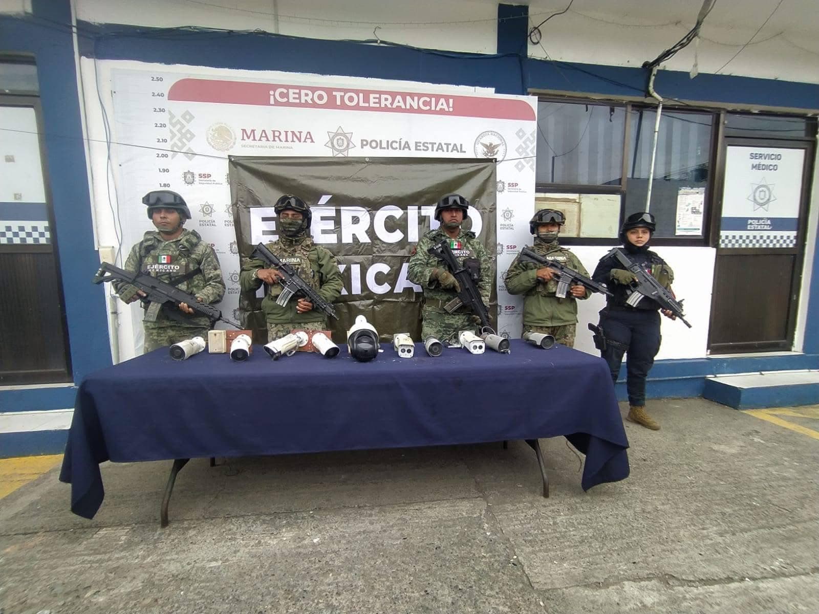 Desmantelan redes de vigilancia ilegales en Veracruz