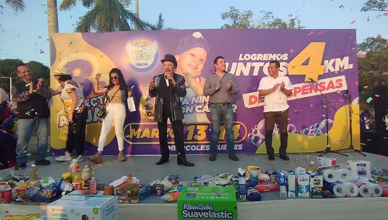 Alcanzan meta para niños con cáncer