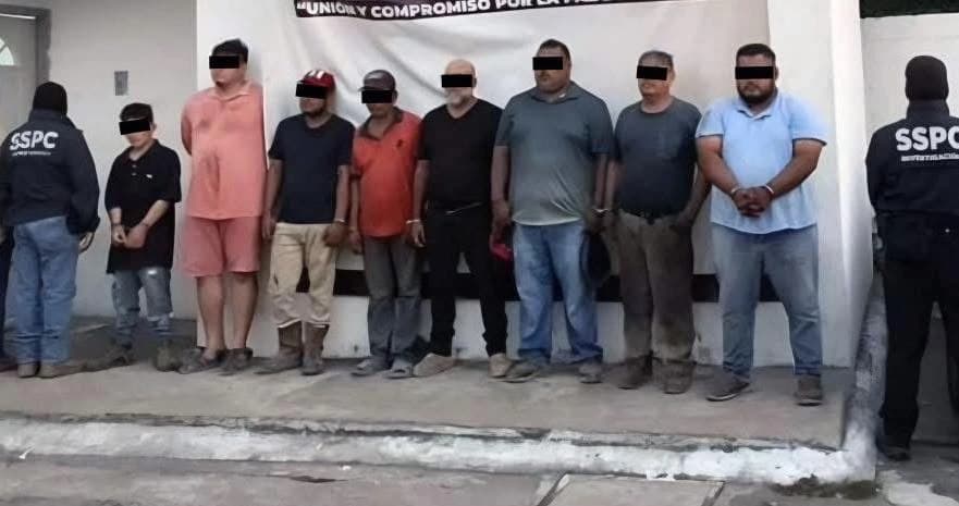 Caen 8 con drogas en Huimanguillo; estarían implicados en desaparición de mecánicos 