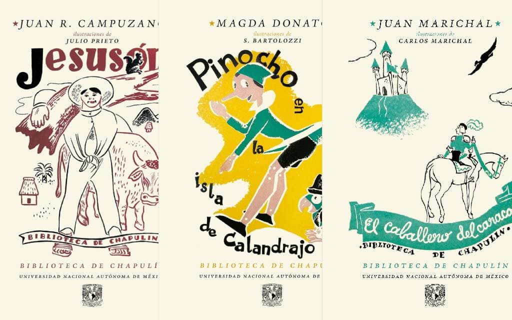 UNAM recupera clásicos infantiles de Biblioteca del Chapulín