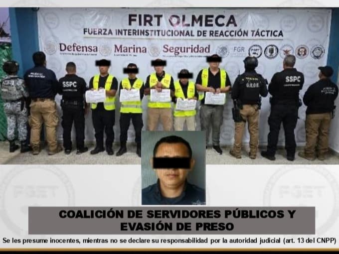 Caen seis  custodios por fuga de reo