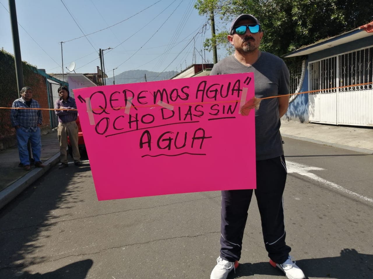 Habitantes de Orizaba protestan por falta de agua