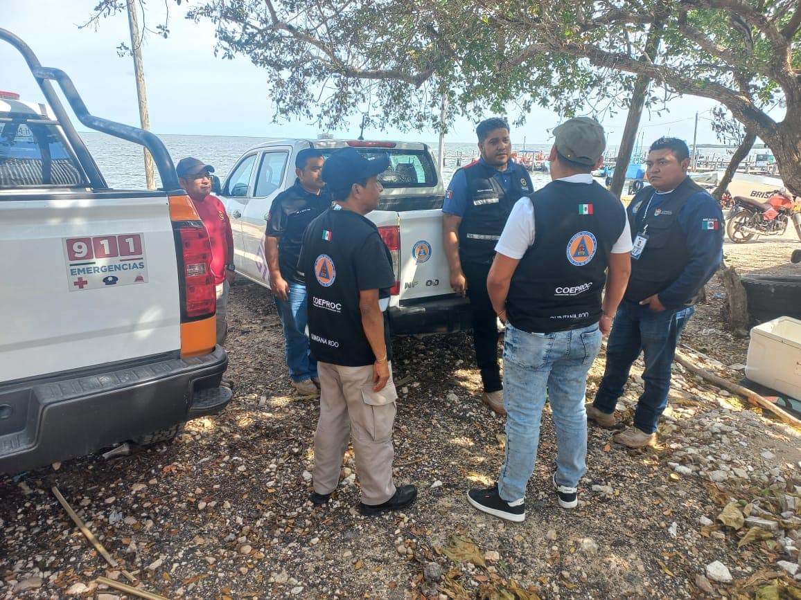 Siguen la busqueda de 2 pescadores en Chiquilá