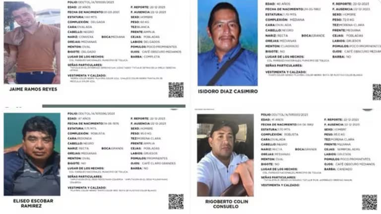 Encuentran con vida a polleros plagiados en Edomex 