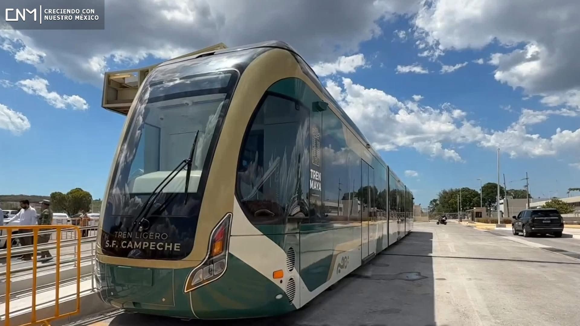 Tren ligero de Campeche será inaugurado el 30 de junio