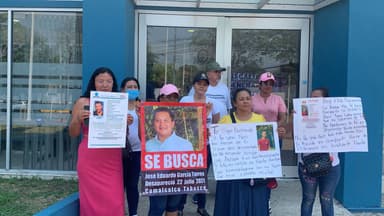 ImagenClaman ante FGE justicia para desaparecidos