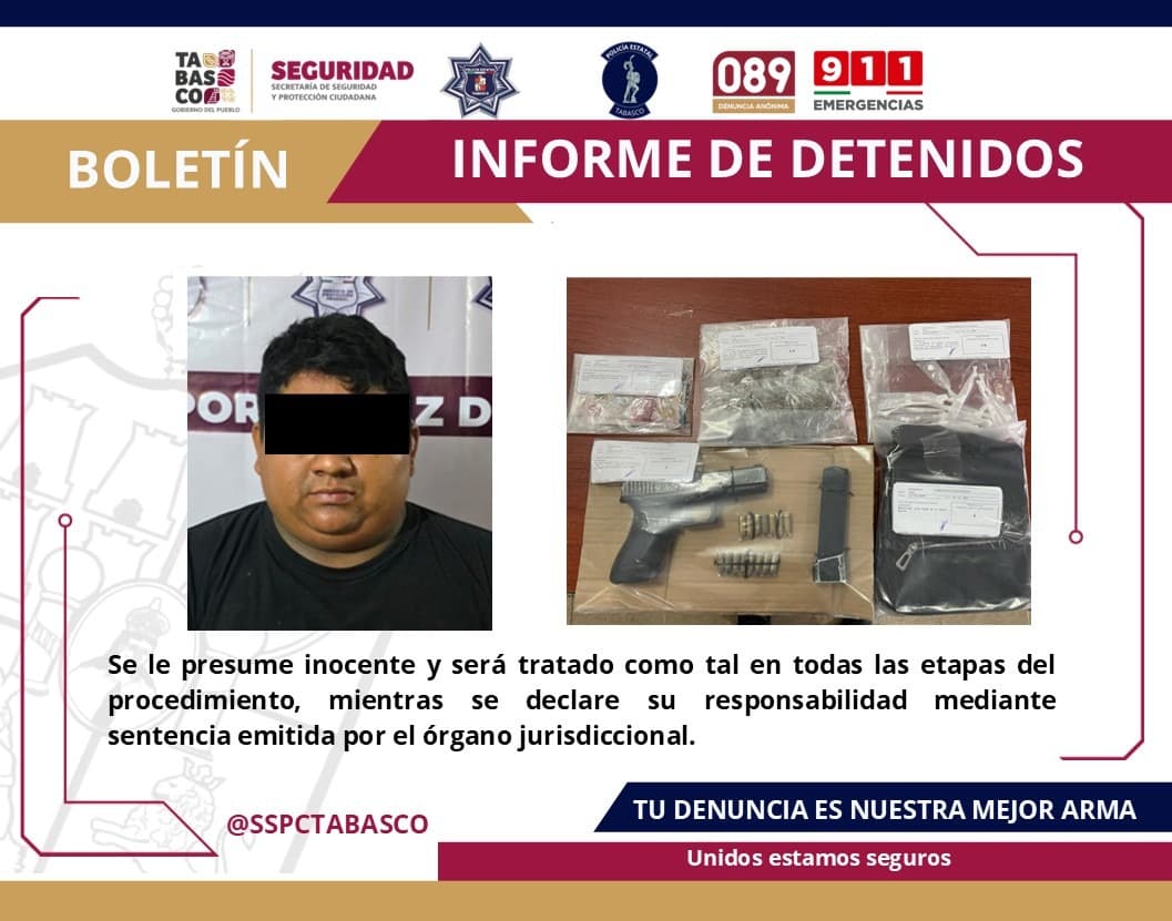En plena campaña de desarme, detienen a dos empistolados 